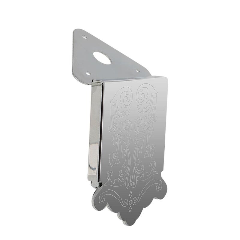 Bnineteenteam Mandolin Tailpiece Mandolin Tailpiece Cover Replacement with Screws Instrument Accessory(Silver) - Image 4